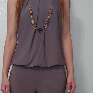 VIOLA HALTER ROMPER